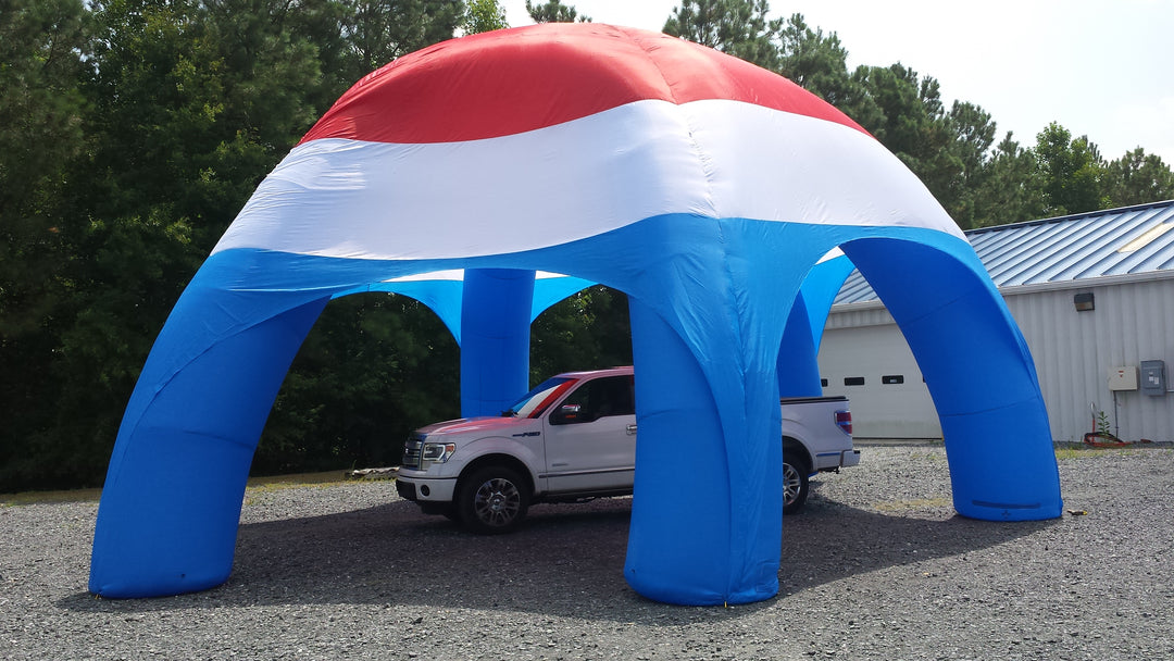 inflatable tent red Large RED-WHITE-BLUE Inflatable Tent