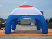 Medium RED-WHITE-BLUE Inflatable Tent - 26' x 13'