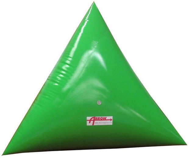 Premium 7' Triangle Swim Marker Buoy - FLUORESCENT GREEN