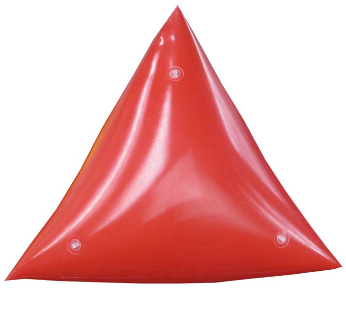 Premium 5' Triangle Swim Marker Buoy RED Seaside Swim Buoys