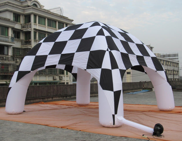 Medium CHECKERED Inflatable Tent - 26' x 13'